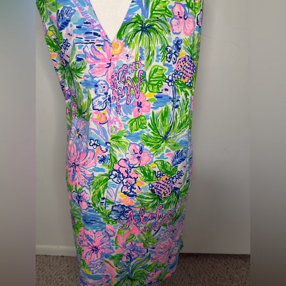 Lilly Pulitzer Kristen Lilly Loves Hawaii Dress size L - Picture 3 of 9